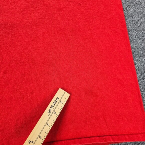 Buc-ees Tshirt Mens Large Red Patriotic American Flag Born In The USA Texas - Picture 3 of 8